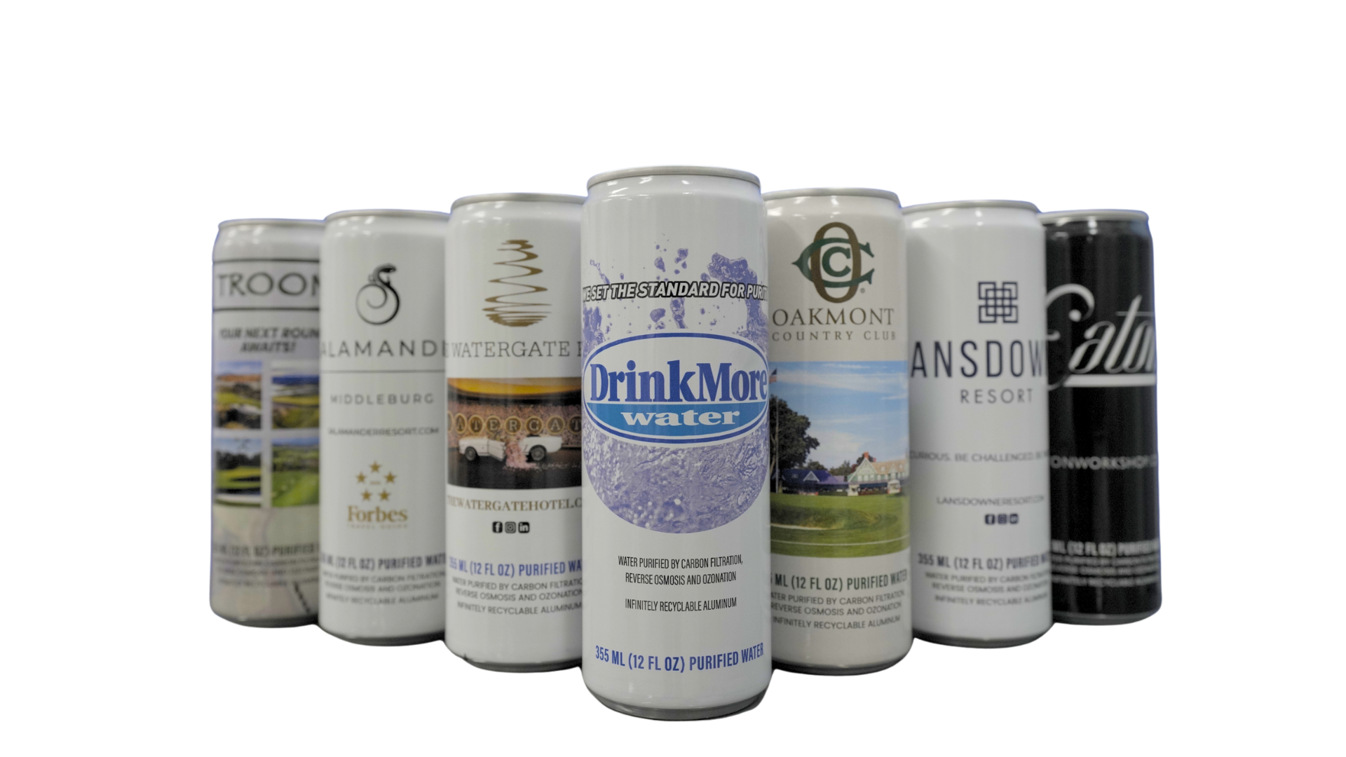 Aluminum custom canned water